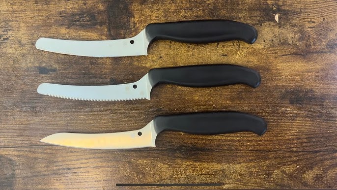 SPYDERCO Z-Cut kitchen knives. Slicing & Dicing. 