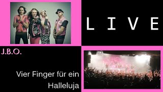 J.B.O. - Vier Finger für ein Halleluja, live in München Backstage 2019-11-29