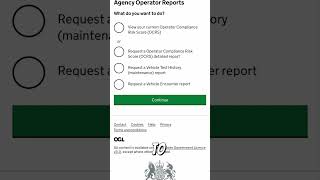 How to generate your OCRS report via the Traffic Commissioner's website.