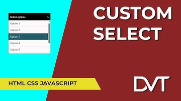 🔽 How to create Custom Select Dropdown with HTML, CSS & JavaScript
