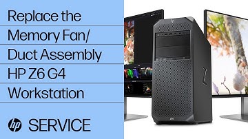 Replace the Memory Fan/Duct Assembly | HP Z6 G4 Workstation | HP