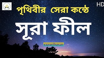 সূরা ফীল।( سورة الفيل )সেরা সুন্দর কন্ঠে সূরা ফীল তিলাওয়াত।Sura Fil @sikhunsura  @sundarqurantilawat