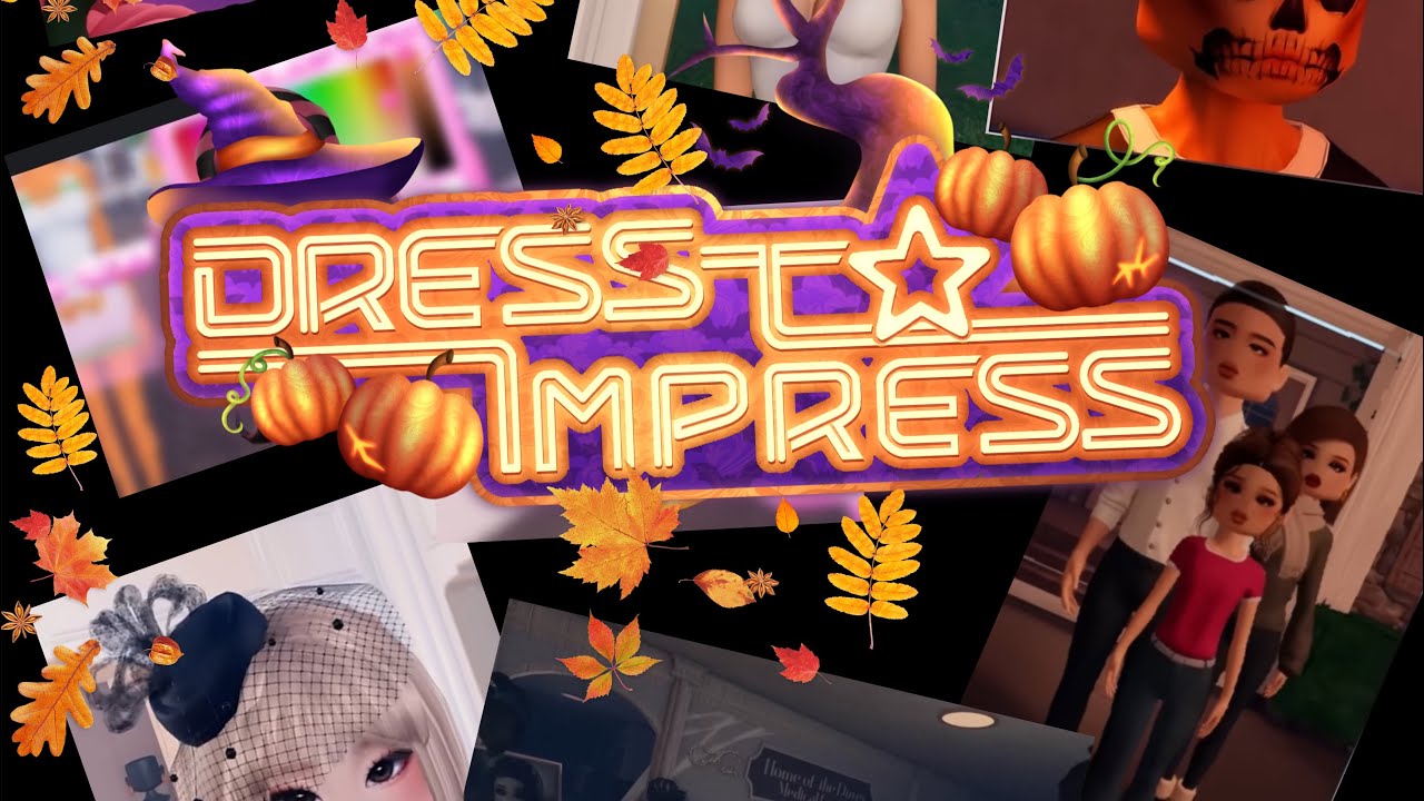 Dress to Impress Halloween update sneak peeks 🧡 - YouTube