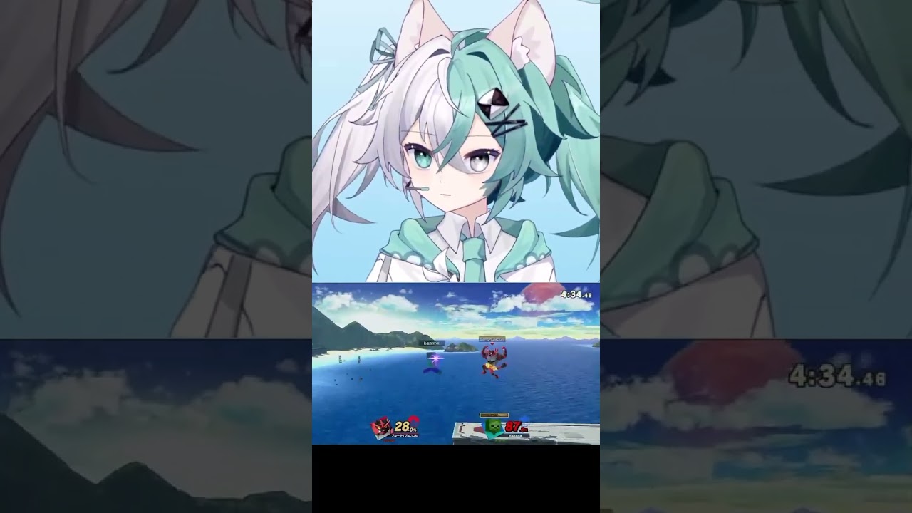 バ美肉おじさんのスマブラSP対戦動画 #Shorts 【スマブラSP】【vtuber】 #short #shortvideo