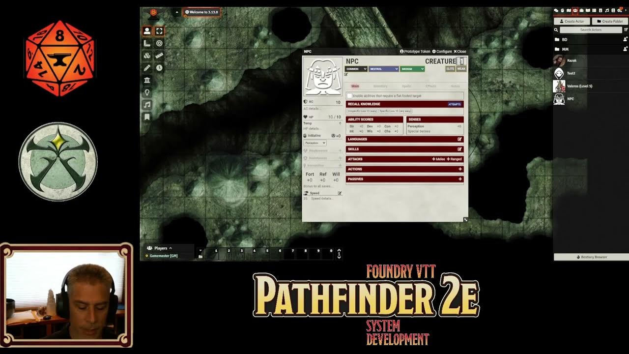 PF2e on Foundry Video Changelog for 3.13.0 YouTube