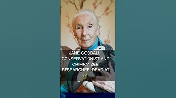 Jane Goodall conservationist and chimpanzee researcher dead at 91