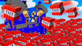 CASTELO vs. 1 MILHÃO de TNT (TNTWARS MINECRAFT)