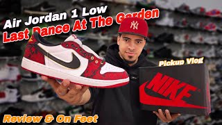 Jordan 1 Low OG “Last Dance At The Garden” Pickup, Review & On Feet 👣💙🧡