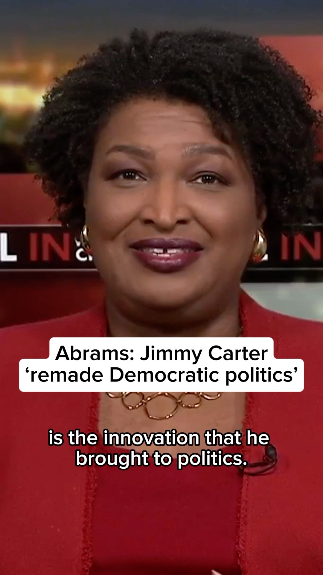 Stacey Abrams: Jimmy Carter 'remade Democratic politics'