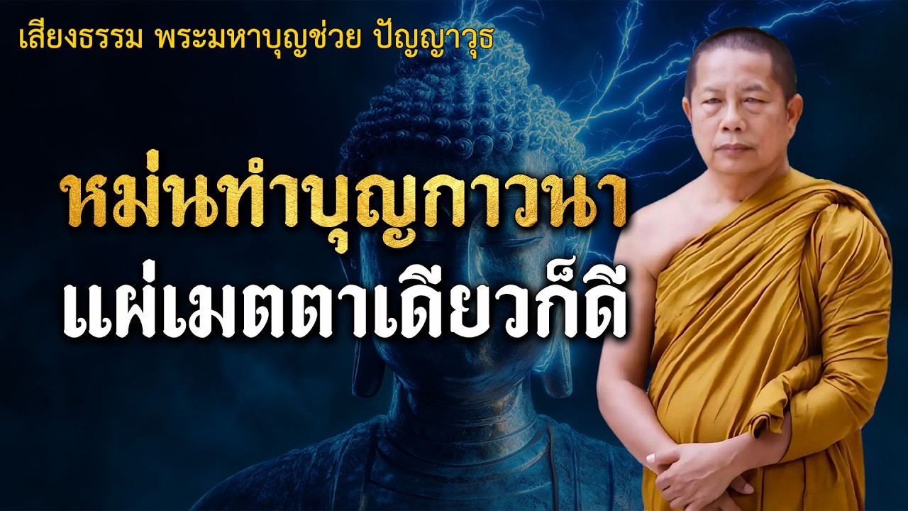 ธรรมคลายทุกข์ | หมั่นทำบุญภาวนาแผ่เมตตาเดี๋ยวก็ดี #พระมหาบุญช่วย ปัญญาวชิโร/ธรรมะ ก่อนนอน