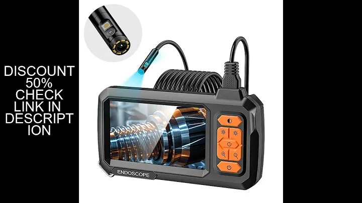 2-100m Detachable Borescope Single&Dual 8mm Camera 1080P HD with 4.3'' Screen IP67 Endoscope Inspect