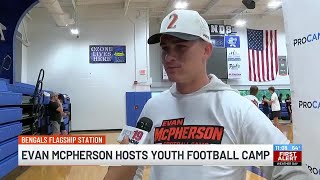 Bengals Kicker Evan McPherson hosts youth football camp in Fort Thomas