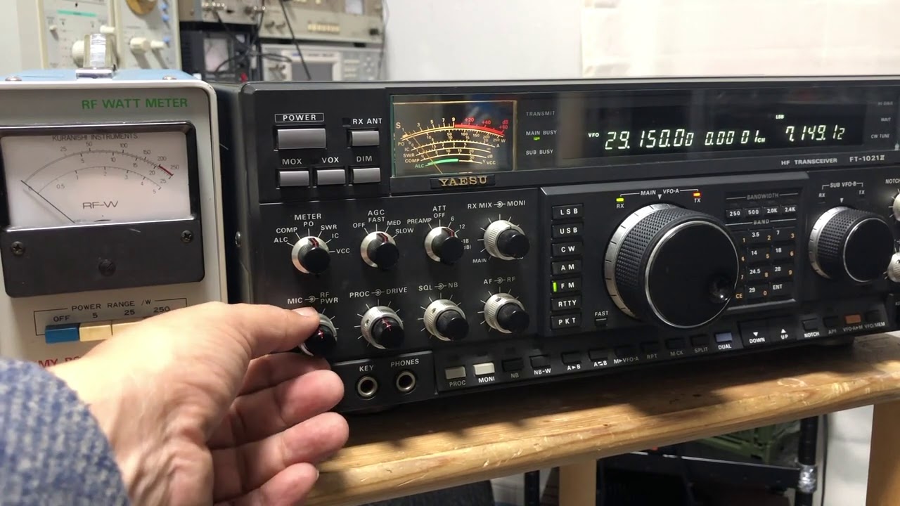 アマチュア無線 ヤエス FT1021x 節約 200w 実働 