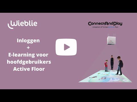 Wieblie | Inloggen en E-Learning Active Floor hoofdgebruikers.