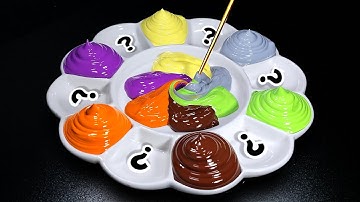 Create 13 Stunning Color Recipes from just 6 Random Colors | Satisfying Color Mixing