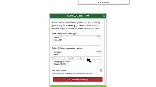 Positive Pay - Setting up an ACH Block List