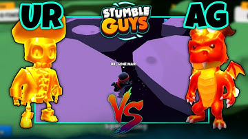 UR 🥵 VS AG 😎  I  OUR CLAN MEMBER DID OP BLUNDER 🥶 BUT STILL HE WAS BEST👍  I  Stumble Guys Clan War ⚔