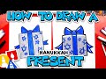 How To Draw A Hanukkah Present