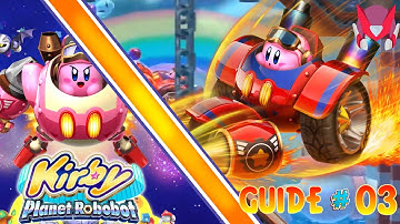 Kirby  Planet Robobot World 3 OverLoad Ocean (All Code Cubes/ Golden stickers) (no damage)