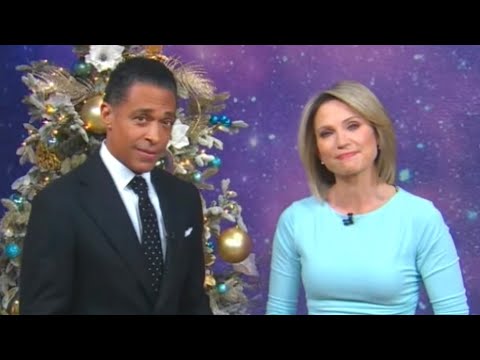 T. J. Holmes and amy robach avoid relationship talk on gma