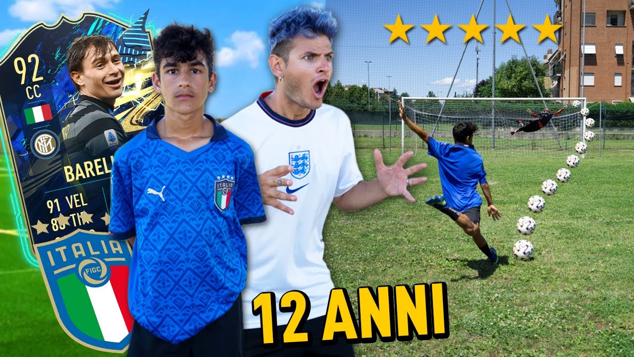 ⚽️🇮🇹 Ho SCOPERTO il Nuovo NICOLÒ BARELLA di 12 ANNI! (talento ITALIANO  fortissimo!) EURO2020 - YouTube