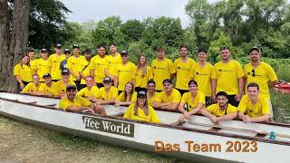 Putzmeister: The flying Elephants beim 8. Azubi Draborace 2023 auf dem Neckar. Halbfinale Rennen 2
