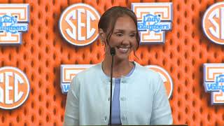 Tennessee Basketball HC Kim Caldwell Press Conference - SEC Tipoff '27