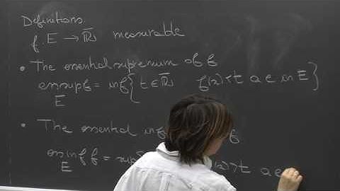 Real Analysis - Eva Sincich - Lecture 18