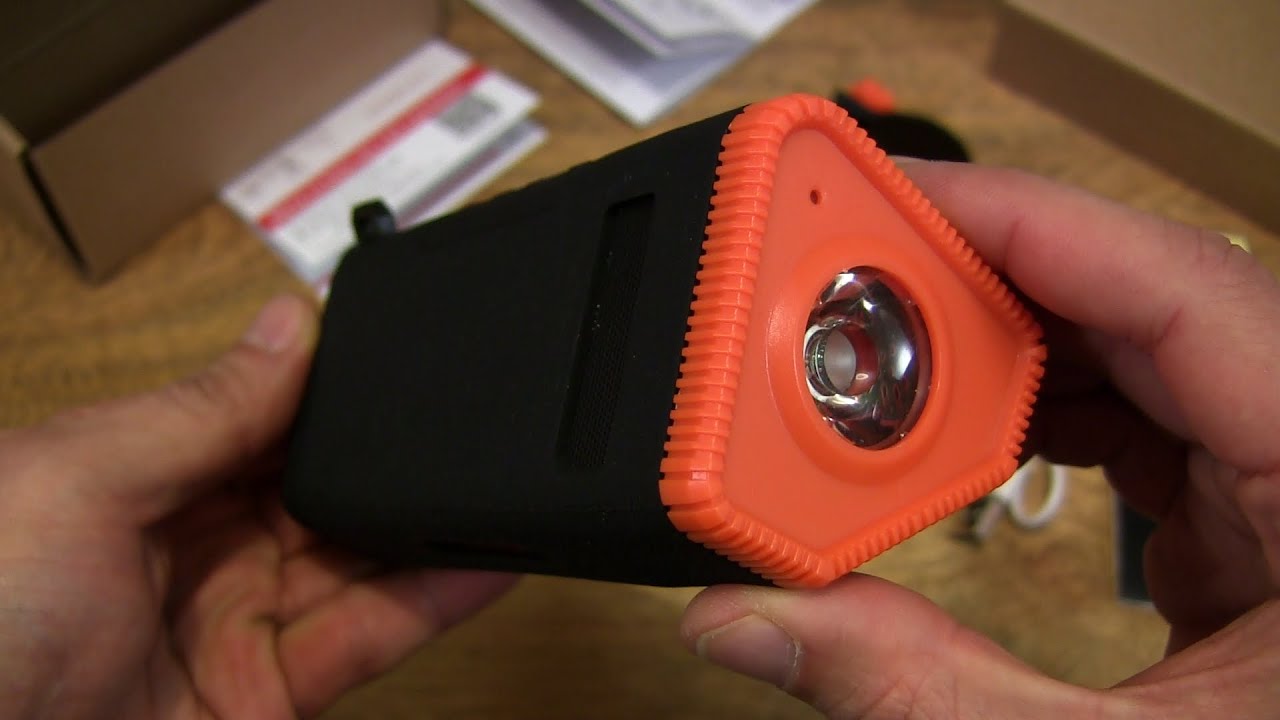 KMASHI Waterproof Bluetooth Speaker with Power Bank and LED Torch Light