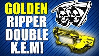 COD Ghosts: Golden Ripper Double KEM Strike!