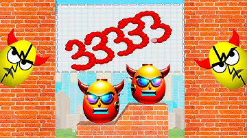 DRAW TO SMASH 3-33-333-3333-33333 in 4K!