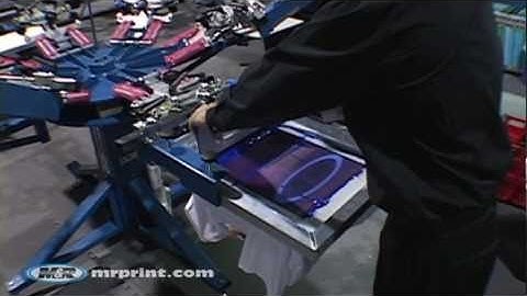 Sidewinder - M&R Screen Printing Equipment - Manual Textile Press