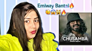 EMIWAY - CHUSAMBA (OFFICIAL MUSIC VIDEO) (EXPLICIT) | CHUSAMBA REACTION | 🫨