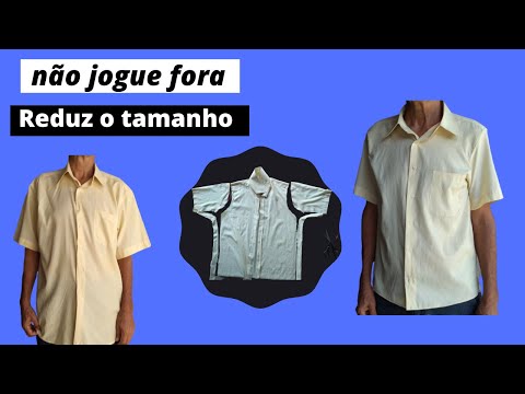 Vídeo: Como Encolher Uma Camisa Com Rapidez E Facilidade