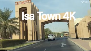 Isa Town Bahrain morning drive , with cool beautiful atmosphere | 4k drive