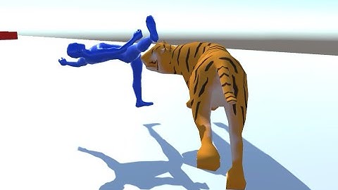 Physics Active Ragdoll Demo with Tigers- Devlog #1