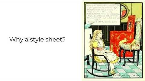 Creating a Style Sheet (TECM 5195: Module 5+)