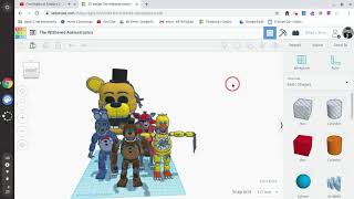 All Withered Animatronics! it actually loaded!    l Tinkercad 3d designs #6