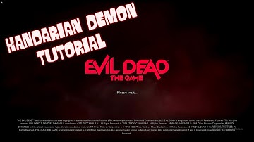 Evil Dead: The Game   Kandarian Demon Tutorial