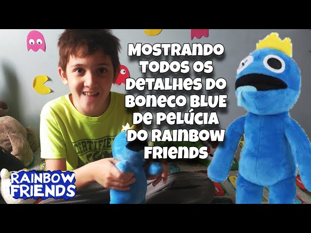 Rainbow Friends Pelúcia Blue Colorido Roblox Já No Brasil