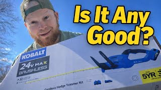 Come buy and test out a Kobalt 24v Hedge Trimmer With Me! #kobalt #hedgetrimmer #review #lawncare 