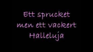Molly Sandén - Halleluja LYRICS