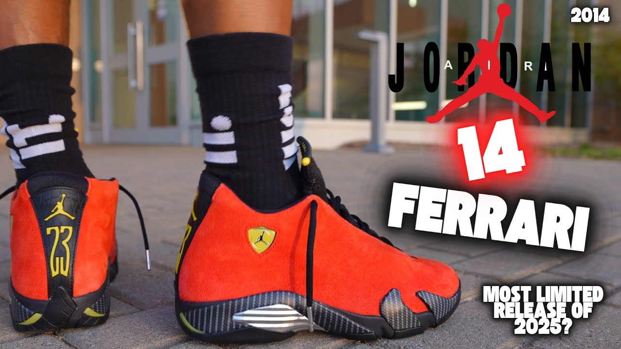 Very rare Jordan retro 14 Ferrari  From 2017 Worn Once 11 Years Later, the Beloved Air Jordan 14  main image 2