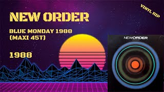 New Order - Blue Monday 1988 (1988) (Maxi 45T)