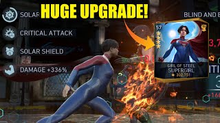 Got Girl Of Steel To 4 Stars And She Is Much Better Injustice 2 Mobile