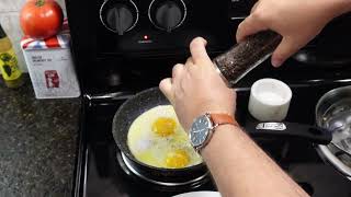 Perfect Sunny Side Up Egg Recipe: Easy, Delicious & Healthy! | 4K How To Cook 4 Perfect Sunny Side Up Eggs In 3 Minutes