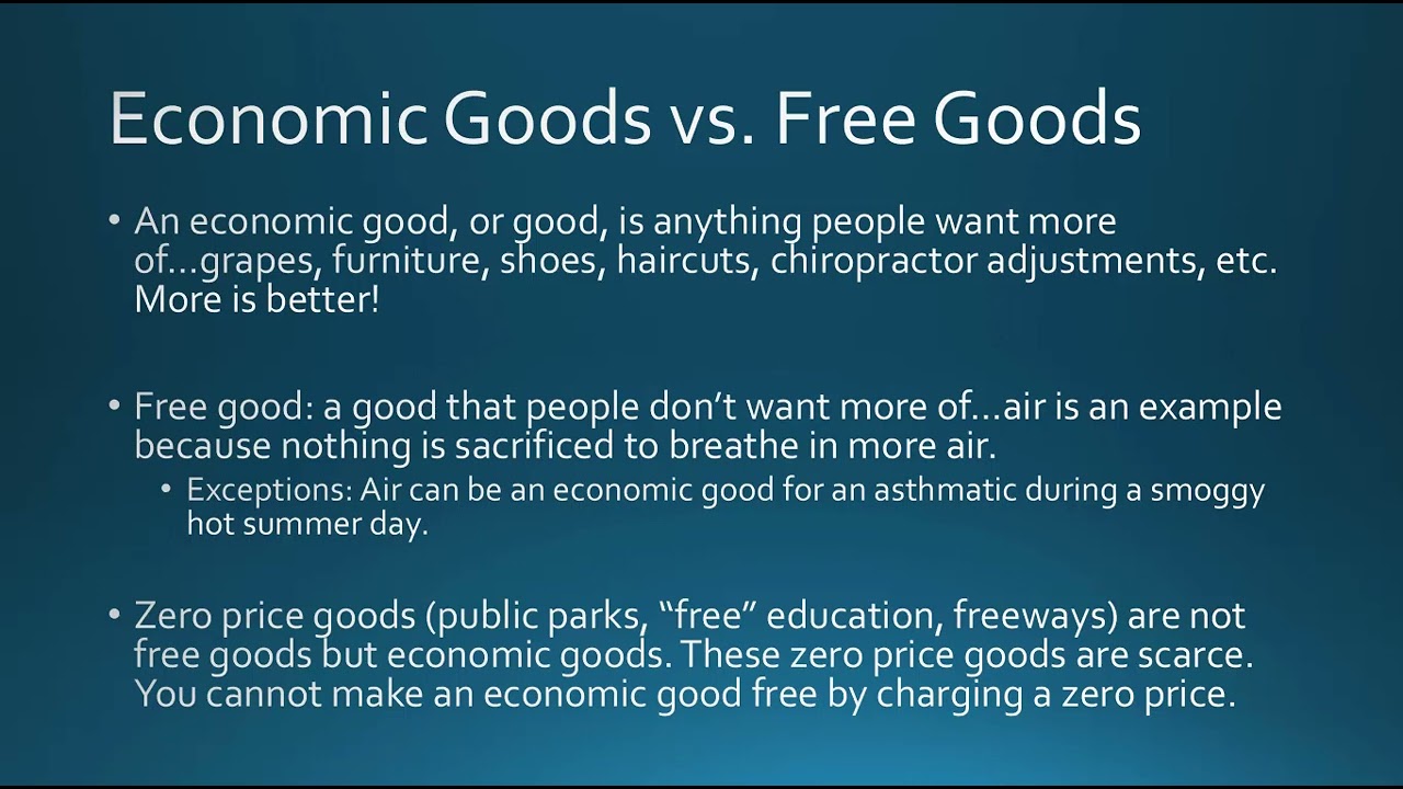 20 Ejemplos de Bienes Libres y Económicos: Una Guía Completa