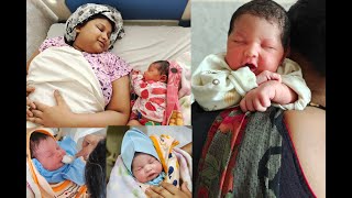 NEW BORN BABY ROUTINE IN A HOSPITAL |1 day old baby |Unfiltered first day of baby |Prakshi Versatile