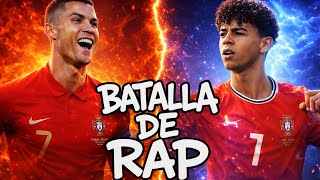 Cristiano Ronaldo vs Cristiano Jr | BATALLA DE RAP FÚTBOL