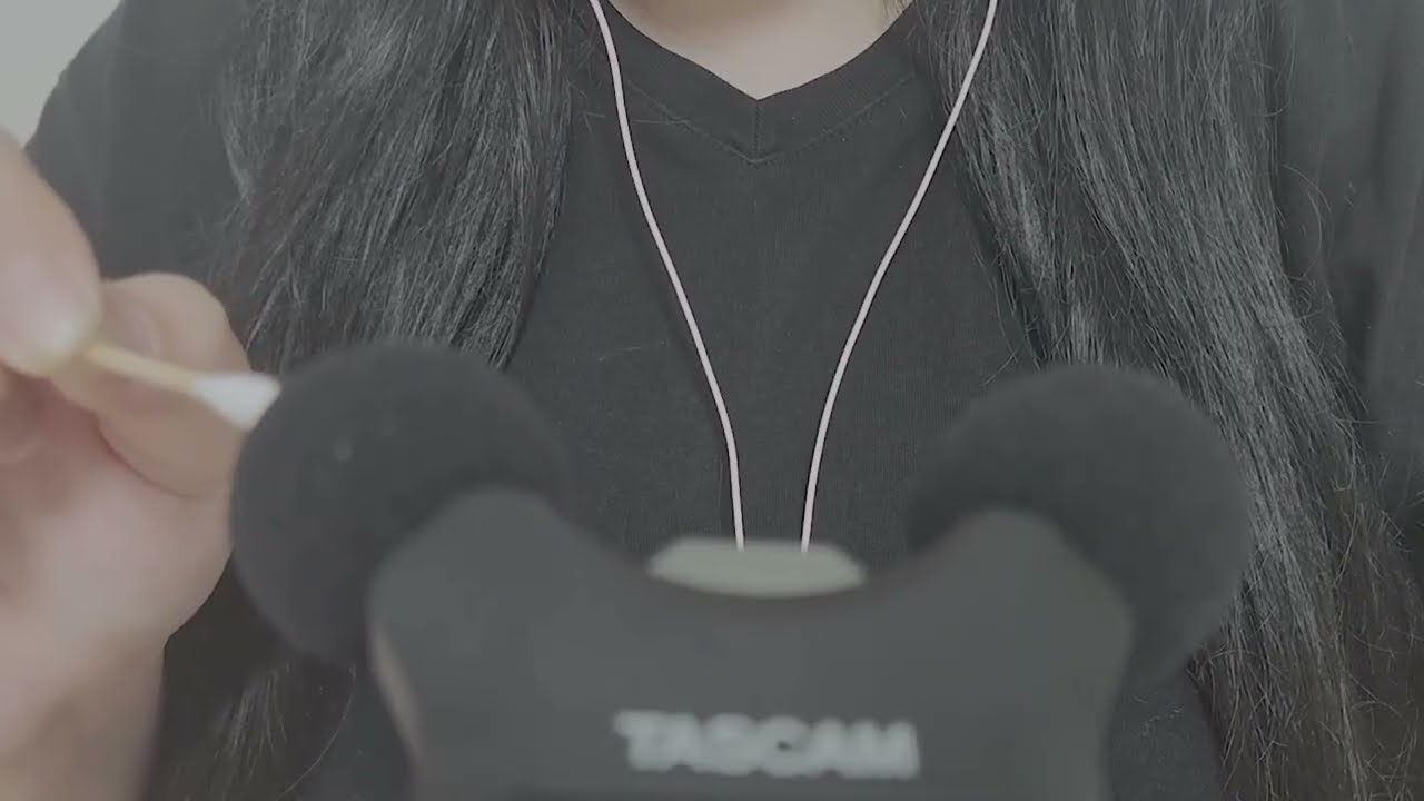 [ASMR] 면봉 귀청소 (Ear Cleaning) | 윈드스크린(Windscreen) | 노토킹 (No Talking) | 팅글 레전드(Tingle Legend)